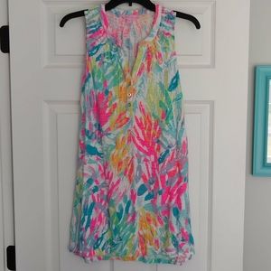 Lilly Pulitzer Cotton Mini Dress Size XS